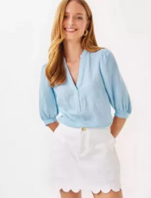 Colette Denim Skort
