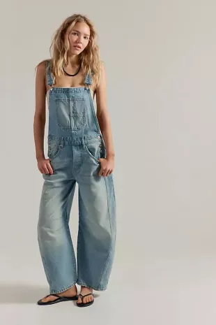 Good Luck Barrel Overalls