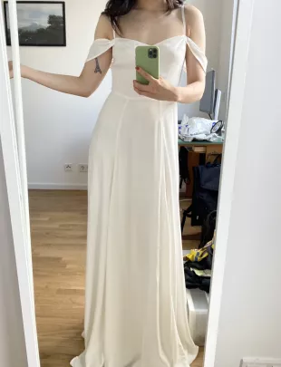 Poppy Dress in Ivory