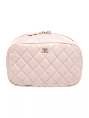 Quilted CC Cosmetic Case