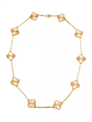 Vintage Alhambra Guilloché Necklace