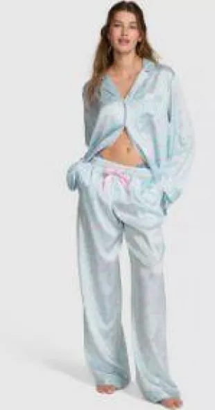 Satin Long Pajama Set