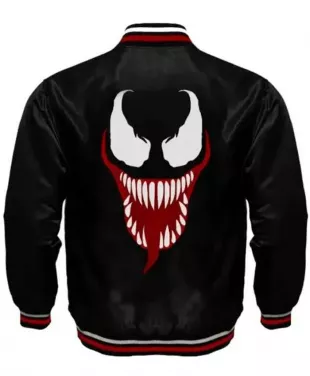 Venom Black Satin Jacket