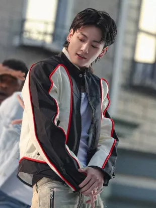 Jungkook Song 3D Black and White Jacket