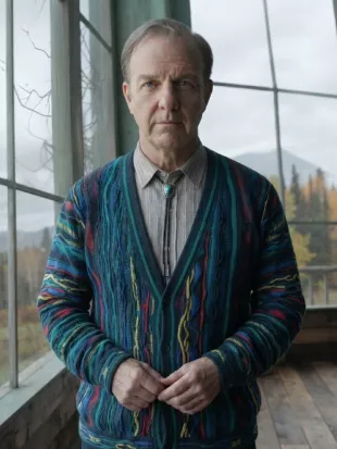Digger 2026 Tom Cruise Multicolor Knit Cardigan