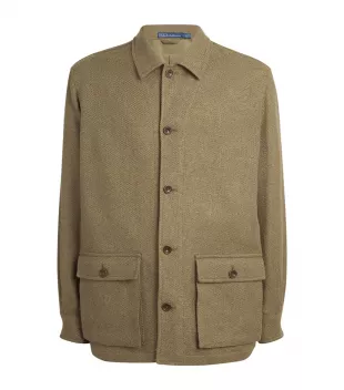 Silk-Linen-Cotton Utility Jacket