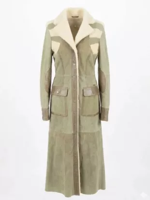 The Gentlemen S02 Kaya Scodelario Suede Leather Coat