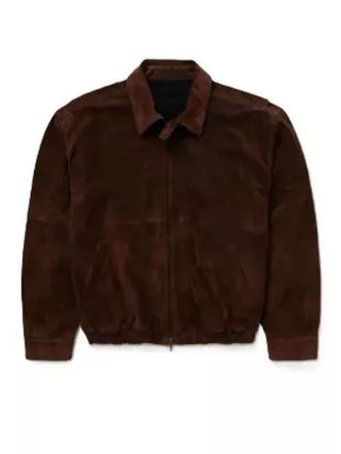 The Gentlemen S02 Benedetta Porcaroli Suede Leather Jacket