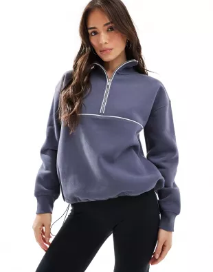 Plush Essential Quarter Zip Sweatshirt