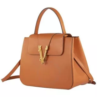 Brown Virtus Top Handle Bag