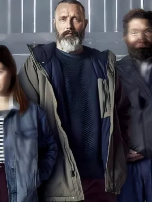 Riders Of Justice Mads Mikkelsen Green Par­ka Jacket