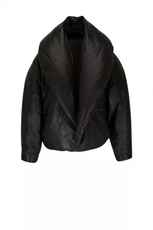 Cassandre Leather puffer Jacket