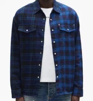 Half & Half Flannel Shirt