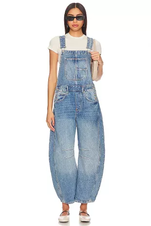 We The Free Good Luck Denim Overalls