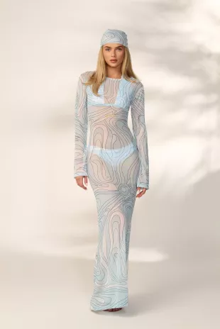 Azure Maxi Dress