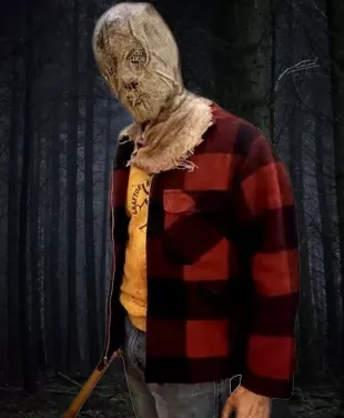 Fear Street Thomas Slate Plaid Costume Jacket