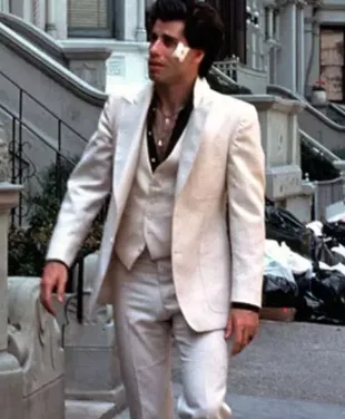 John Travolta Saturday Night Fever White Suit