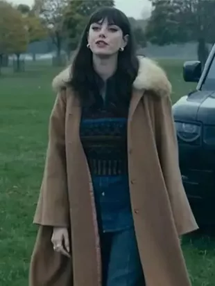 The Gentlemen S01 Kaya Scodelario Shearling Coat