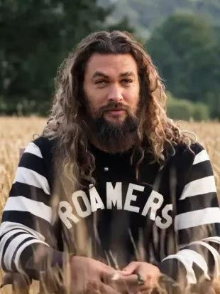 Jason Momoa On the Roam Roamers Striped Sleeves Shirt