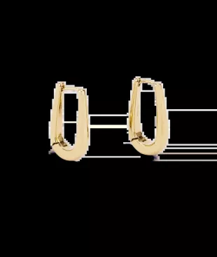 September Long Oval Earrings