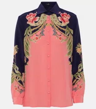 Printed Silk Shirt