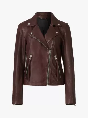 Dalby Leather Biker Jacket
