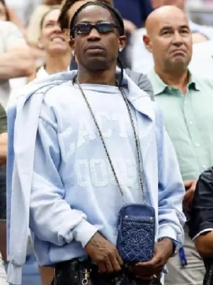 Travis Scott US Open 2026 Blue Sweatshirt