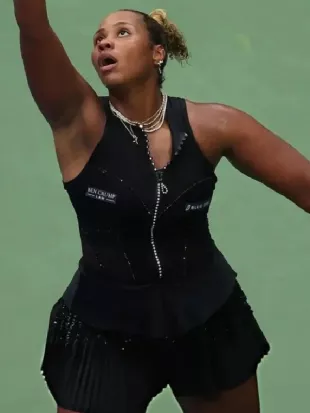 Taylor Townsend 2026 US Open Black Dress