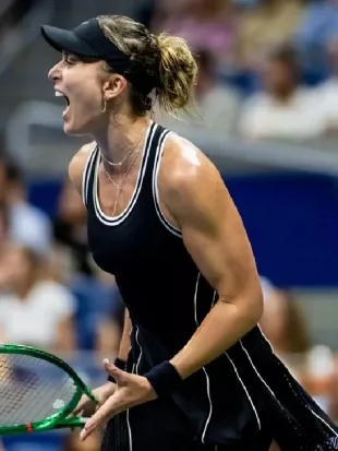 Paula Badosa 2026 US Open Black Dress