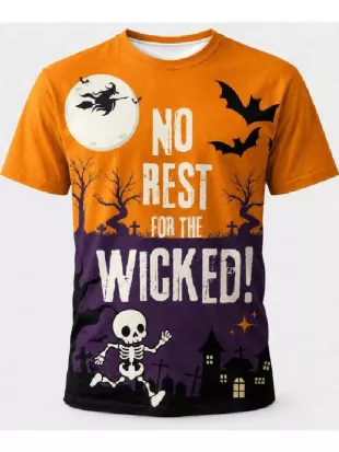 No Rest For The Wicked Halloween 2026 T-Shirt