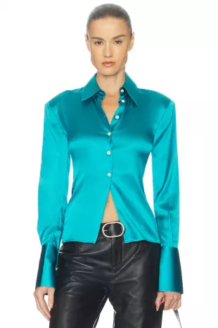 The Silk Charmuese Blouse