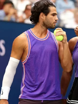Carlos Alcaraz 2026 US Open Purple Tank Top