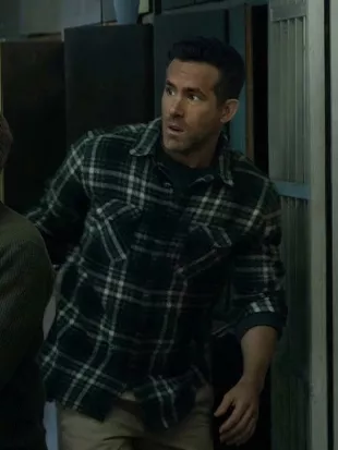 Ryan Reynolds Mayday 2026 Plaid Shirt