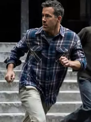 Ryan Reynolds Mayday 2026 Plaid Shirt