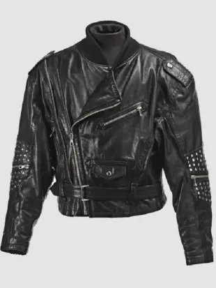 Freddie Mercury Last Performance Black Leather Jacket