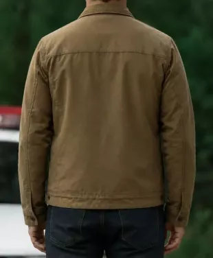 Last Seen 2026 Patrick Brammall Brown Cotton Jacket
