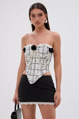 Heaven Sent Tweed Corset