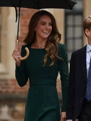 Kate Middleton Eton College Green Dress