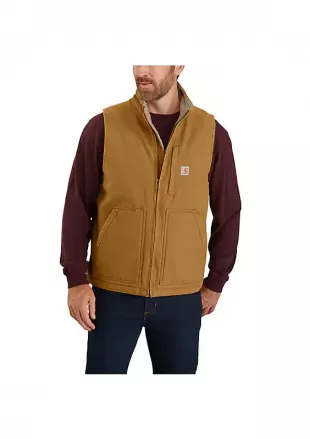 Washed Duck Mock-Neck Vest