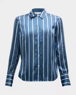 Monique Stripe Long-Sleeve Top