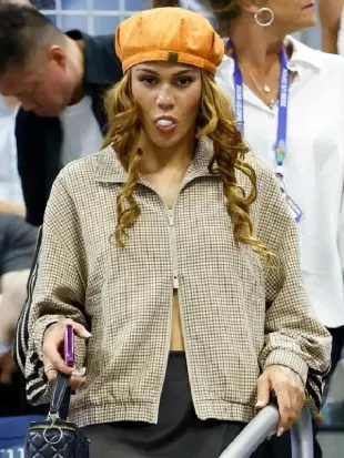 Trinity Rodman 2026 US Open Checkered Jacket