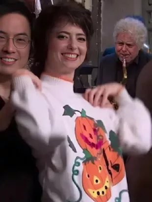 Halloween 2026 Sarah Sherman Pumpkins Print Sweatshirt