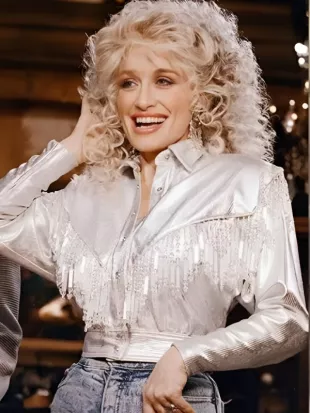 Dolly Parton Sequin Fringe Jacket