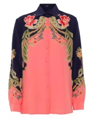 Marble Hall Murders S01 Susan Ryeland Floral Print Blouse
