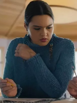 Anna Lambe North Of North S02 Blue Sweater