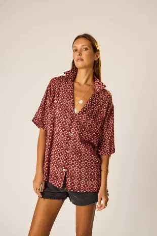 Kevin Shirt in Mosaic Spice