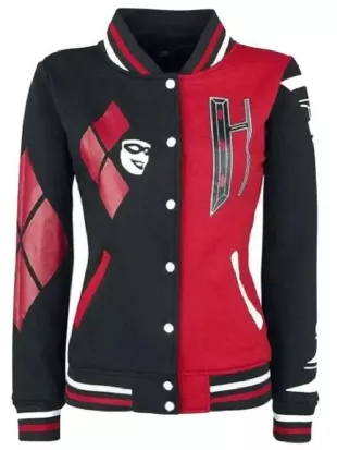 Suicide Squad Harley Quinn 2026 Varsity Jacket