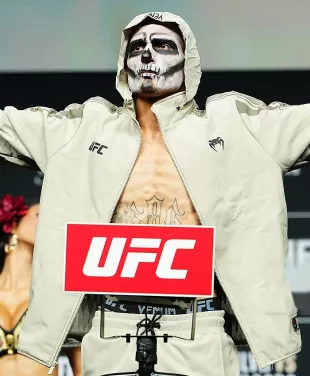 Weight In 2026 Edgar Chairez UFC Hooded Jacket