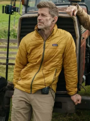 The Last Photograph Zack Snyder Yellow Puffer Jacket