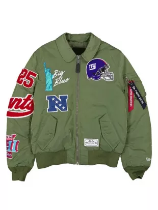 New York Giants MA-1 Flight Bomber Jacket